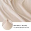 Pretty Jolly Spandex Loveseat Cover Super Soft 1-piece Beige Slipcover for Loveseats Stretch Universal Couch Cover for Living Room Easy Fit Washa