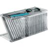 Hama Nexus CD Rack for 20 CDs (CD storage for hanging or standing, space-saving, small CD stand, for the office or any room), Silver