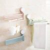 N/A Bathroom Towel Bar, Easy Install With Self-Adhesive, Drilling On Walls at Home Suction Cup Towel Rack (Color : 3-pack)
