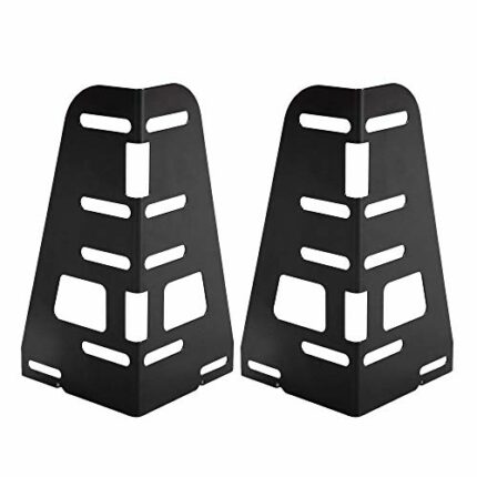 ZINUS 35.5 cm SmartBase Headboard or Footboard Brackets, Set of 2, Black
