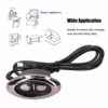 Fdit 2 Button 5 Pin Hand Switch Controller for Lift Chair Electric Sofa Manual Hand Controller Electric Sofa Recliner Remote Switch Replacement P