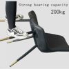 Kitchen Dining Room Furniture Chairs Home Leather Dining Chairs for Kitchen Modern Design Dining Chair PU Upholstered Dining Chair With Metal Leg