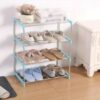 DINGZZ Simple Multi Layer Shoe Rack Stainless Steel Easy Assemble Storage Shoe Cabinet Shoe Rack Hanger Home Organizer Accessories