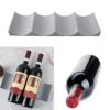 Wine Bottle Rack European Style Wine Stand Champagne Display Rack for Home Countertops Table Top Organizer Fridge Shelf (Grey)