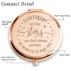 COYOAL Friendship Gifts for Women, Inspirational Gifts for Her, Birthday Christmas for Friends Female, Compact Mirror for Best Friend Bestie Cowo