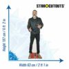 STAR CUTOUTS Lifesize cardboard cut out Jeffrey Dean Morgan Thumbs Up, with free mini table top cutout 187cm tall/6ft