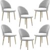 dining chair Kitchen Dining Room Furniture Chairs Velvet Dining Chair Set Of 6 Kitchen Chair Metal Legs Makeup Chairs Upholstered Accent Bedroom