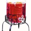 Rammento Vintage Glass Drinks Dispenser with Stand - 4L Thirst Quencher Dispenser Glass Still or Fizzy Drink Dispenser with Tap & Stand for Parti