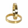 TOOKY keland 6PX Gold Napkin Rings For Home Wedding or Holiday Parties (Ring, gold)