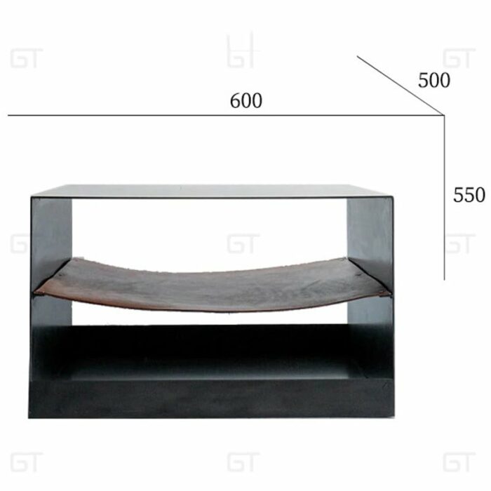 EYHLKM Square Nightstand Saddle Creative Bedside Locker Side A Few Pieces Of Furniture