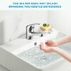 WasserRhythm Bathroom Sink Taps with Pop up Waste Mono Basin Taps Single Lever Chrome Hot and Cold Mixer Tap