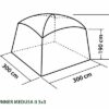 300 x 300 x 190 GARDEN GAZEBO/230 cm Brunner