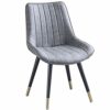 dining chair Kitchen Dining Room Furniture Chairs Dining Chairs PU Leather Chairs With Black Metal Legs Seat And Backrests Kitchen Living Room Lo