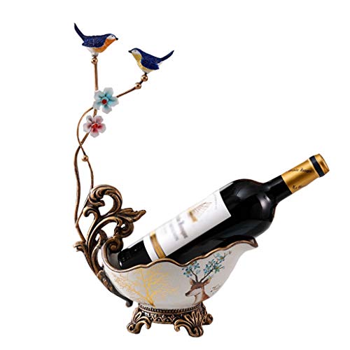 MGWYE Wine Rack Decoration Light High-end Decoration Wine Cabinet Wine Bottle Rack Household Personality Rack Creative Display Rack Industry