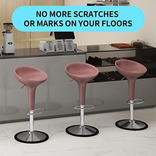2PCS Φ37cm Barstool Base Ring Silicone Pads - Bar Stool Floor Protectors for Round Base, Protect Floor from Scratch, Reduce Noise, Universal most