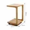 FRDTSG Simple Bedside Computer Table Sofa Side Table Mini Removable Small Coffee Table Solid Wood Bedroom Side Tables Furniture