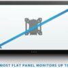 Mount-It! Tilting TV Wall Mount Bracket for Small TV and Computer Monitors, Low-Profile Design with Quick Release Function, Fits 24, 27, 30 and 3