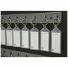 Acrimet Key Cabinet Organizer 48 Positions with Lock (Wall Mount) (48 Smoke Tags Included) (Black Cabinet)