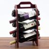 NEOCHY European Creative Wine Rack, Solid Wine Bottle Rack Shelf Home Decoration