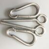 AIVOOF Hammock Hanging Kit, Heavy Duty Swing Hangers Eye Hooks for Hanging Swing Stainless Steel Hammock Hook Carabiner Set 800LB Capacity Swing