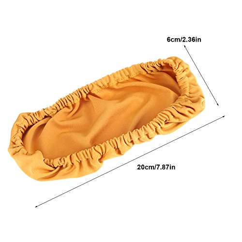 Fdit Armrest Covers,1 Pair Chair Armrest Covers Removable Elastic Protector Office Armchair Cover (Gold)