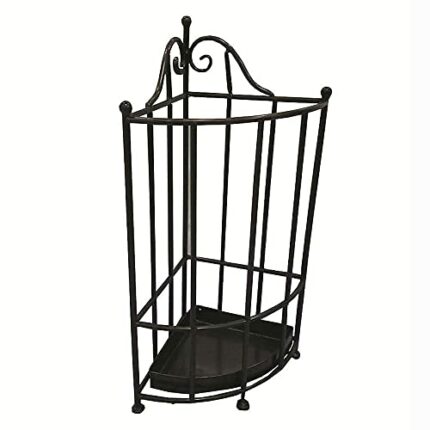 HIGOH Umbrella Stands, Drain Tray Free Standing Umbrella Stand Umbrella Stand Metal Holder, for Walking Sticks, with Drip Tray