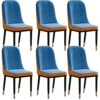 Kitchen Dining Room Furniture Chairs Kitchen Dining Chair for Living Room Bedroom Computer Chair Modern Simplicity Backrest Chair Leather Office