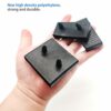 12pcs Bed Slat Centre Caps Holders, 24pcs Side Slat Bracket Cover (63mmx9mm Inside),Replacement Plastic Bed Slat Holders Kits Bundles,for Single