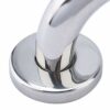 Towel Rail, Durable Chrome Bathroom Accessory Wall Mounted Straight Towel Holder Bar Handle Hand Rail Grab Safety Bar Non-Slip Polished Finish