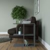 DECOROTIKA - Hamlet Side End Table, Coffee Table, End Table, Sofa Side Table, Cocktail Table with Open Shelves (Anthracite)