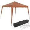 Casaria Light Brown Capri Pop Up Gazebo 3x3m | UV Protection 50+ | Waterproof | Incl. Bag Pegs Guy Ropes | Folding Party Garden Patio Tent Outdoo