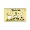 URFEDA Decorative Doormat Autumn Harvest Seasonal Thanksgiving Floor Entrance Door Mat Thanksgiving Doormat Welcome Doormat for Outdoor Front Doo