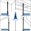 YAERSI Kids Pod Swing Seat,Hanging Hammock Chair,Indoor Swing with PVC Inflatable Cushion for Indoor and Outdoor Use Durable Portable