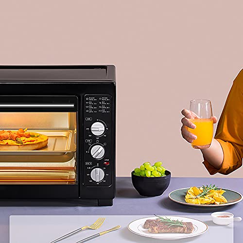 JJINPIXIU 38L Large-capacity Electric Oven, Multifunctional Desktop Cooking And Baking Portable Oven, Timing Temperature Control, Grilling, Toast
