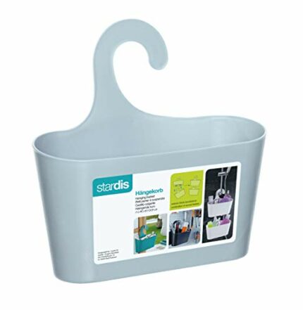 stardis Shower Basket with Hooks for Hanging Shower Shelf Bathroom Utensil Hanging Shelf (Mint)