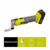 Cordless Oscillating Multi-Tool, DEWINNER 20V 2Ah Lithium-Ion, LED Variable Speed Universal Fit, Battery and Charger Include, 15-Piece Kit