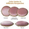 Pink Vanity Chair - Girls Best Gift Dressing Table Stool Velvet Vanity Table Chair with Lovely Bowknot High Backrest Comfortable Makeup Chair for