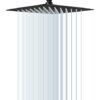 Rain Shower Head, VIGIME High Pressure Square Rainfall Showerhead, 304 Stainless Steel Fixed Shower Heads with 144 Silicone Jets for The Ultimate