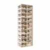 ANTBOX Foldable Shoe Rack for Closet,Portable Shoe Organizers Storage Boxes for Entrywa,Large Sturdy Stackable Sneaker Cabinet Bins with Magnetic
