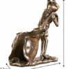 PIBM Stylish Simplicity Wine Racks Free Standing Wine Bottle Holder，Living Room Decoration Statues,Vintage Resin Crafts,Suitable for Living Room,