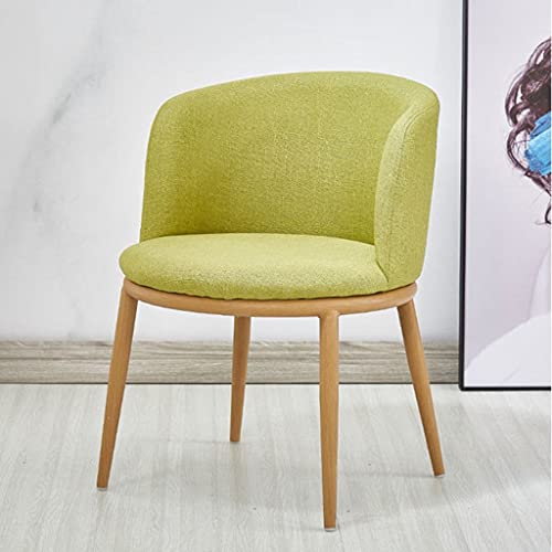 N/A Dining Room Chairs Nordic Style Dining Table With Chairs Set Furniture Cotton Linen Solid Wood Hotel Kitchen Restaurant Stool (Color : Orange