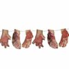 8Pcs Scary Halloween Body Parts Decoration Garland Door Room Bloody Party Banner Limbs - Arms and Feet Hanging with Blood
