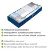 WENKO Underbed Cabinet air-Permeable, Polypropylene, Blue, 45 x 105 x 15 cm