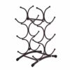ZYZMH Wine Rack Metal Freestanding Kitchen Storage Stand Wine Cabinet Grape Wine Shelf Display Bar