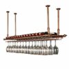 Stylish Simplicity Wine Glass Holder Vintage Wrought Iron Ceiling Stylish Simplicity Down Glass Wine Cup Holder Kitchen or Office Tableware Bottl