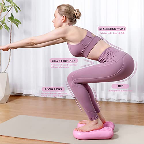 Mini Air Stepper Fitness Stair Stepper Household Inflatable Balance Trainer Multi Function Balance Stepper for Gym Office Home