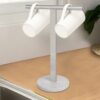 NearMoon T-Shape Hand Towel Holder-Bathroom Towel Rack-Stand with Balanced Base Towel Bar for Bathroom Kitchen Vanity Countertop, Modern Stand To