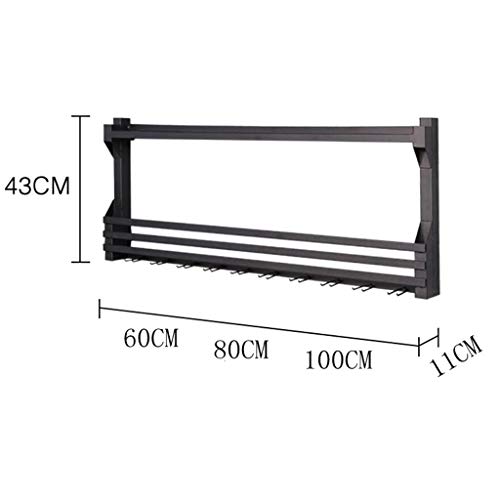 PIBM Stylish Simplicity Correction Fluid Mouse Wall-Mounted Metal Wine Rack Correction Fluid, Yellow , 80*11*43cm