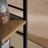 JAHH Serving Trolley Kitchen Shelf with 4 Wheels Kitchen Island Sideboard Side Table with 2 Drawers and 2 Shelves