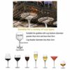 Wall-Mounted Wine Glass Holder Metal Wrought-Iron Stylish Simplicity Household Goblet Rack Kitchen Cutlery Bottle Holder Glass Wine Glass Holder